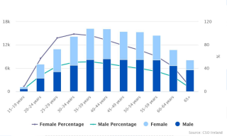 work percentage persons with disability